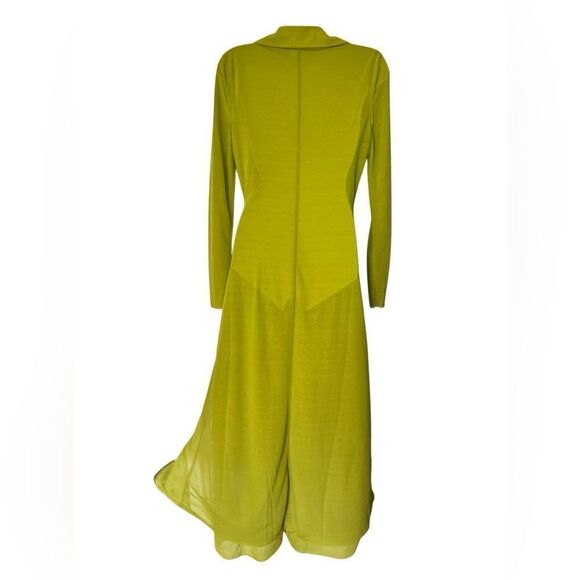 NWT Song Of Style Noma Midi Dress in Chartreuse - Picture 7 of 9
